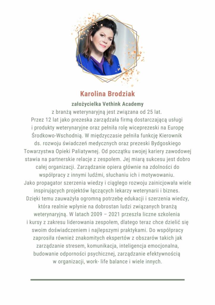 Karolina Brodziak prowadząca